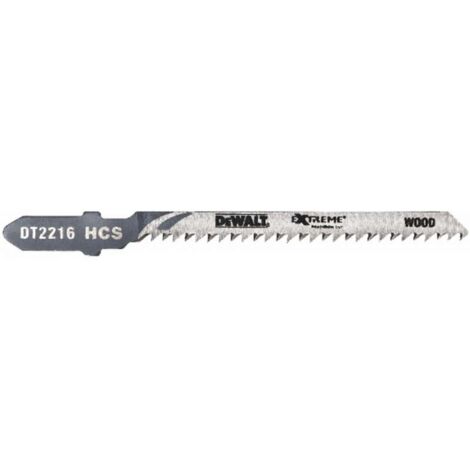 Dewalt  DT2216-QZ Lama Seghetto Alternativo HCS 82 mm Legno 5 Pezzi