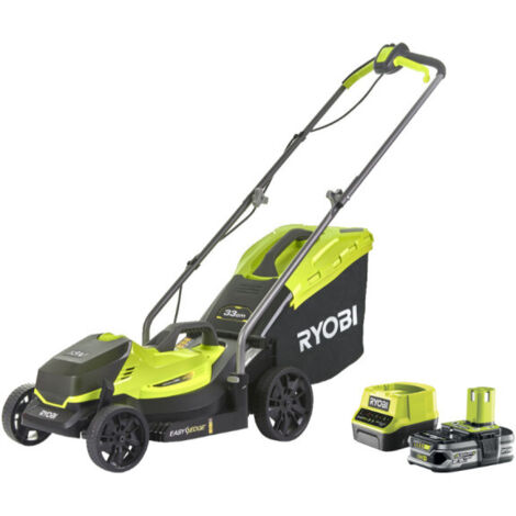 Ryobi OLM1833B Rasaerba Batteria 18V ONE+ 33cm 35Lt Mulching 25-65mm Kit 2.5 Ah