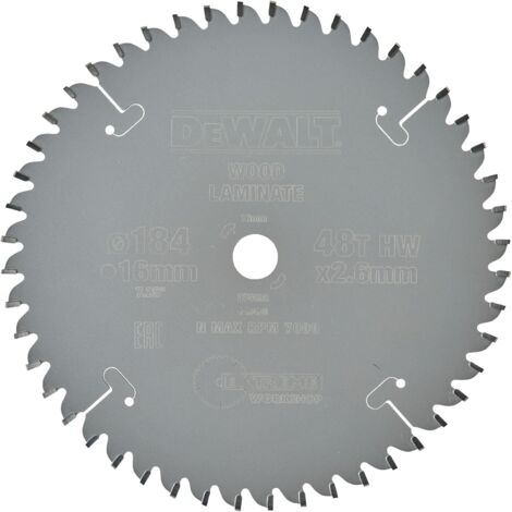 Dewalt DT4092-QZ Lama Sega Circolare Extreme 250x30mm 80T Legno (1/3)