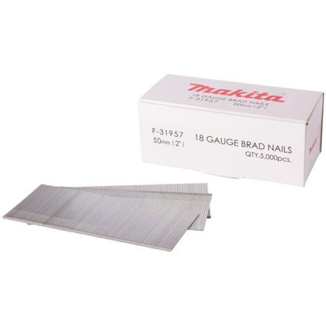 Makita Groppini tipo 18GA confezione da 5.000 Pz. - 50 mm