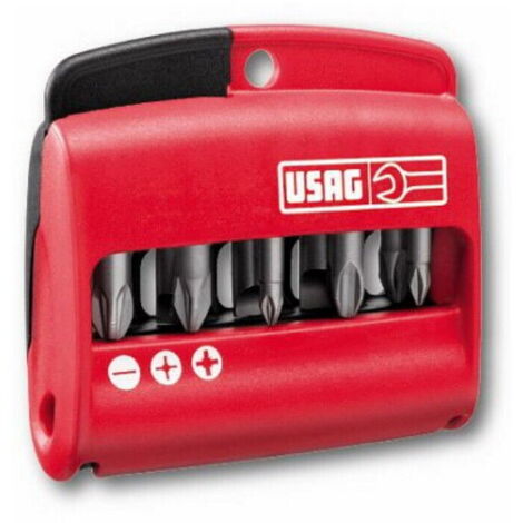 Set 11 pezzi inserti inserto cacciavite taglio croce assortimento 692/s11 usag