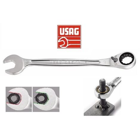 CHIAVE COMBINATA A CRICCHETTO CON ANELLO DI TENUTA 285 KA 21 MM