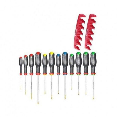 Facom AT.J12R2PB Set Cacciaviti Protwist 2 Supporti 12 Pezzi