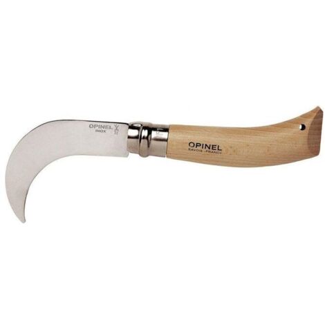 Opinel N°10 Falcetto - Coltello a serramanico lama acciaio inox 10 cm manico legno