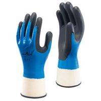 Showa 377 Guanto Lavoro Maglia Senza Cuciture Nylon Nitrile Usi Generici 10/XXL