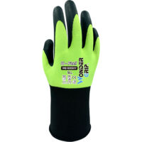 Wonder Grip WG-1855HY U-Feel - Guanto da lavoro con rivestimento in nitrile, guanto da officina per una presa precisa, guanto di protezione dal calore, guanto di protezione dal calore, M / 8