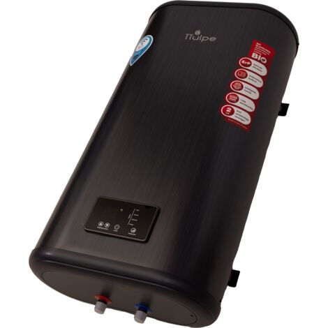 TTulpe Shadow 50-V Flat 50 Litre Storage Water Heater 2kW Wi-Fi