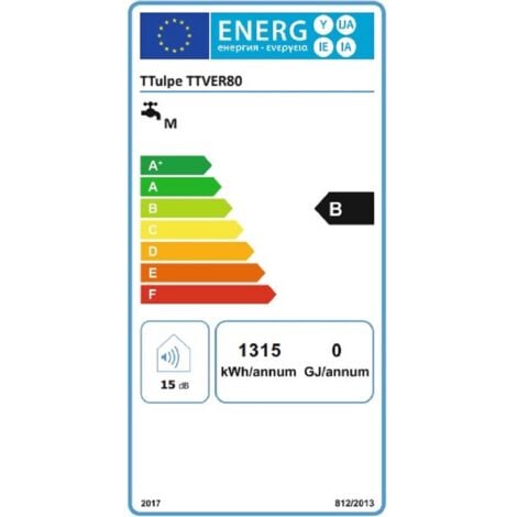 TTulpe Verlo 80 Litre Smart Flat Water Heater 1.8KW