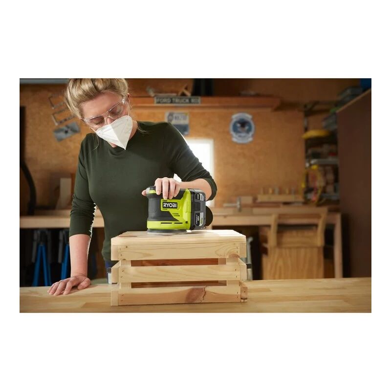 RYOBI Ponceuse Excentrique 18V - 125mm - Outil Sans Fil