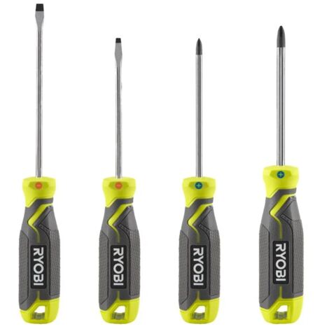 Ryobi RHSDS4PC Jeu de tournevis magnétiques Embouts magnétiques antidérapants 4 pièces (1/5)