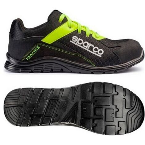Sparco 07517NRGF Chaussure de sécurité Practice Jos ESD S1P SRC Noir/Jaune 46