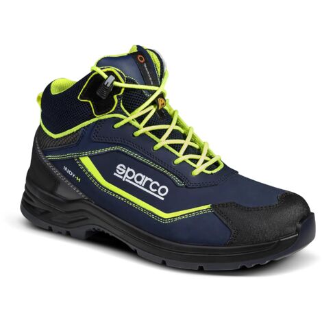 Sparco 07541BMGF Chaussure de sécurité Indy Richmond S1PS SR FO Bleu/Jaune 42 (1/4)