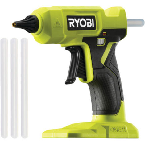 RYOBI Pistolet à colle 18V One+ - Sans batterie ni chargeur - 3 bâtons de colle - RGLU18-0