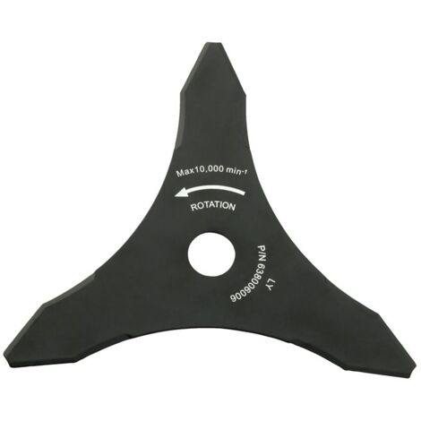 RYOBI Lame 3 dents tri-arc diamètre 26cm pour débroussailleuses RAC117
