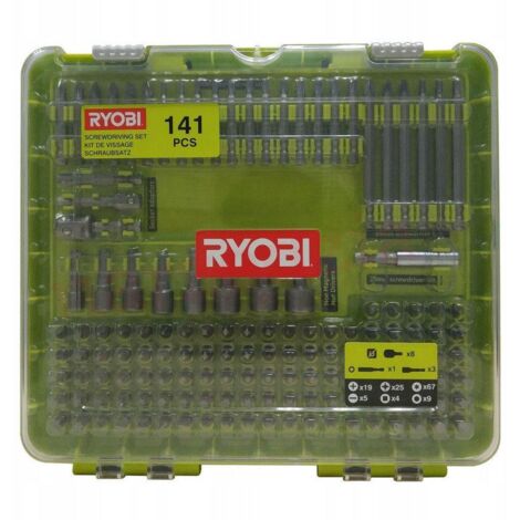 Kit 90 Embouts Hexagonaux Ryobi RAKDD90, 1/4", Pour Perceuse/tournevis, Neuf