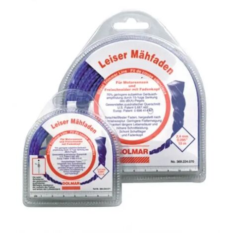 Makita 369224674 Coupe-bordure en fil de nylon spiralé bleu 3,0mm x 15m (1/3)