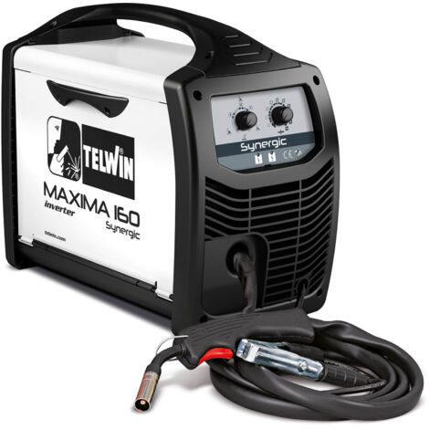 Telwin – Poste à souder MMA 816085 – Soudage à l'arc avec électrode enrobée – Courant 20-150A – Tension 230V – Pour acier, inox et aluminium - DC 150 A