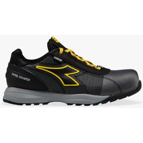 Diadora Glove MDS MATRYX Low S3 HRO SRC, Chaussure de Course Homme, Gris/Noir (C2539), 38.5 EU
