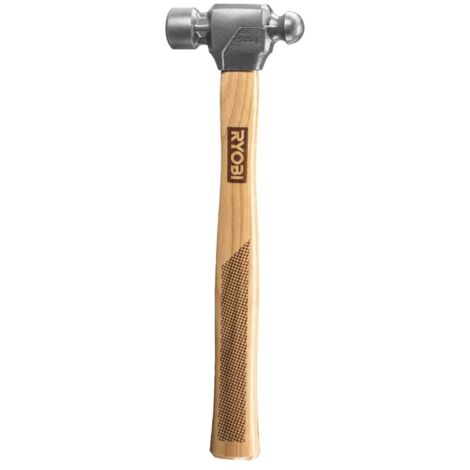 Ryobi RHHWBP500 Stylo à Bille Marteau Tête Acier Manche Bois 500 gr (1/5)