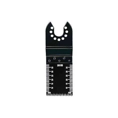 Stanley – Lame de coupe plongeante HCS 32x40 mm – Acier haute teneur en carbone – Pour bois, stratifié et cloisons sèches – Changement rapide sans outil - STA26105-XJ