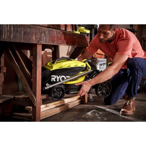 RYOBI Tondeuse Poussée 18V One+ - coupe 33cm - 1 batterie 2,5Ah - 1 chargeur - RLM18C33B25