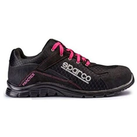 Chaussure de sécurité S24 SPARCO Pratice - Noir fushia - Taille 37 - 07517