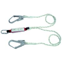 Akrobat AK351 Cordes de ceinture de sécurité 2 crochets Mousqueton 2m EN355