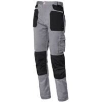Issaline 8730B-080 Pantalon de Travail Stretch Gris/Noir S