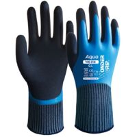 Gant de travail imperméable WONDER GRIP AQUA WG-318 Latex Nylon 10/XL