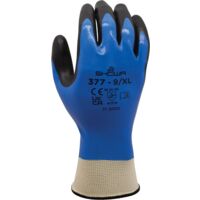 Showa 377 Gant à tricoter sans couture Nylon Nitrile Usage général 10/XXL