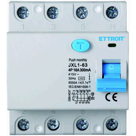 IXTRIMA Interrupteur Magnétothermique Différentiel 1P+N 10A