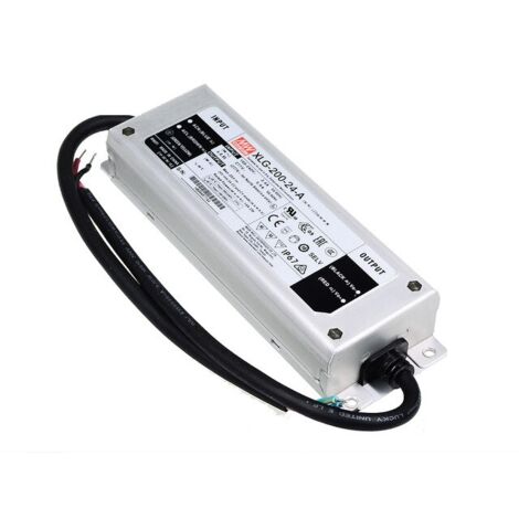ALIMENTATION TRANSFORMATEUR MEAN WELL 200W 24V IP67 XLG-200-24A WATERPROOF