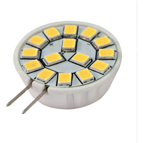 Ampoule LED G4 compatible spot  2W, 12V, 210 lumens, 3000K blanc-chaud - Tibelec