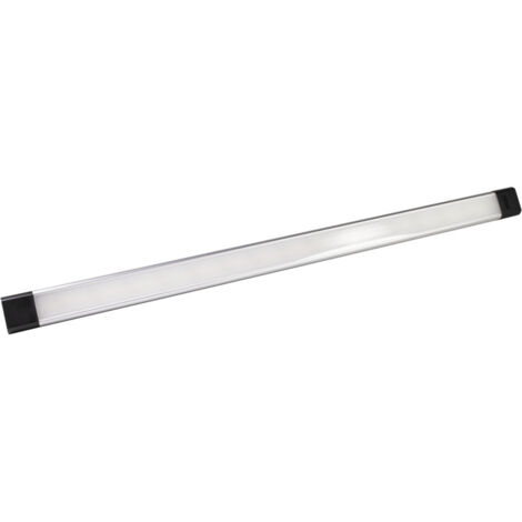 Réglette LED noir 8W max, 580 lm, intensité variable 3000 à 6500K, inter. infrarouge, garantie 5 ans - Tibelec (1/3)