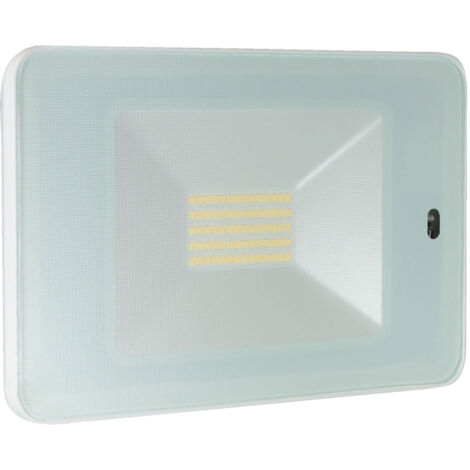 Tibelec – Projecteur à détecteur de mouvement 52W – 4100 lumens – IP65 – 4000K – Étrier orientable – Résistant à l'eau et à la poussière