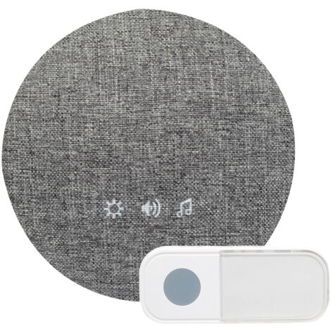Kit carillon sans fil rond à piles + bouton, portée de détection 300m, 36 mélodies, garantie 5 ans - Tibelec (1/5)