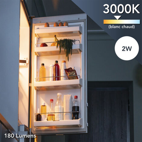 Ampoules LED 2W / 180LM compatible frigo, congélateur culot E14- TIBELEC