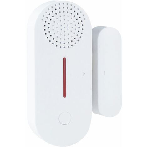 Contacteur d'alarme autonomme connecté, pour ouverture portes et fenetres, 100dB, garantie 3 ans - Tibelec