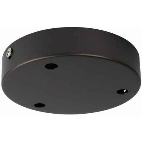 Pavillon Métallique Chromé TIBELEC – Diamètre 10 Cm, Hauteur 25 Mm, Fixation Murale