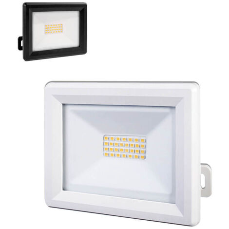 Projecteur LED Blanc 20W, 1880 lumens, IP65, 4000K Blanc-neutre, connecteur rapide, fixation orientable 3D - Tibelec (1/5)