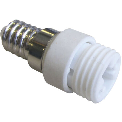CENTRALE BRICO Transformateur de douille E14 en G9 G9, plastique, blanc 100 W (1/2)