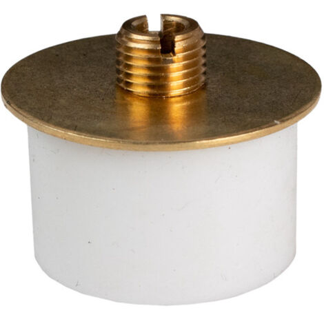 Centrale Brico – Raccord extensible pour luminaire diamètre 29-32mm – Support laiton blanc – Adaptation sur goulots de bouteilles et vases