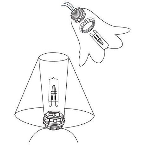 IMIKEYA Lot De 2 Douilles G9 Céramique Porcelaine + Anneau Abat-jour Métal – Support Ampoule LED Halogène Fileté