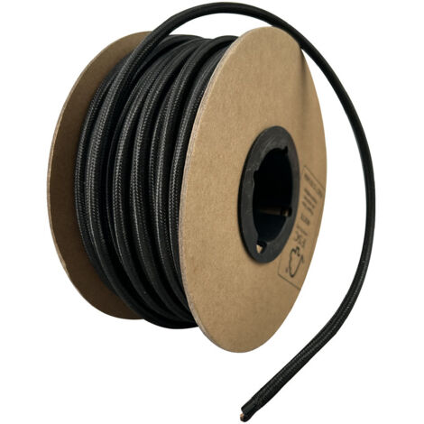 BOBINE DE 25 MÈTRES DE FIL ÉLECTRIQUE 7 mm² NOIR main image 0