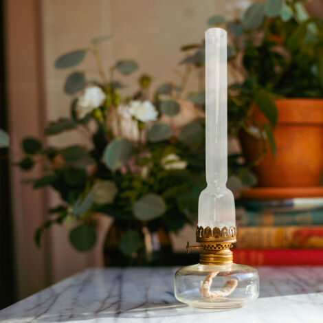 Lampe à pétrole vintage authentique - Décoration