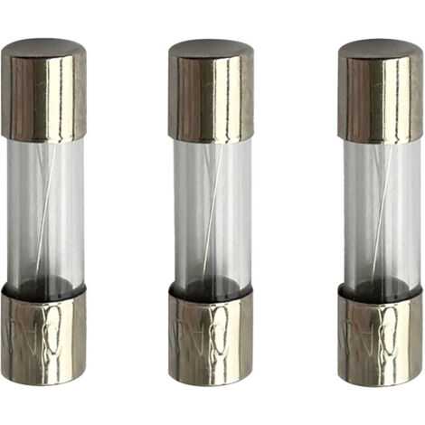 Lot de 3 fusibles en verre 5x20mm, 1.6A, 250V - Tibelec (1/2)