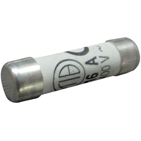 Lot de 3 fusibles céramique 8.5x31.5mm, 10A, 400V - Tibelec