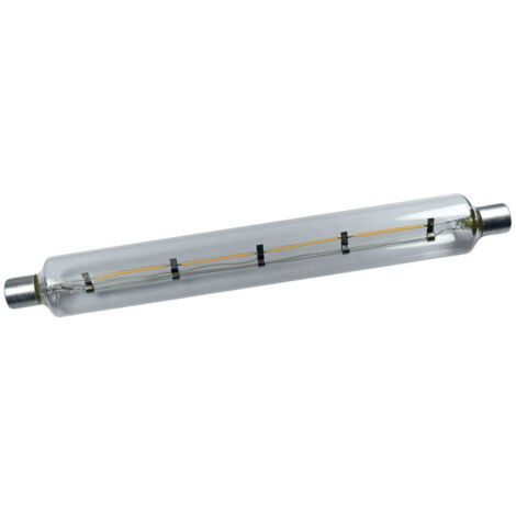 Tube Led S19 à filament 7W, 240V, 790 lumens,  2700K blanc-chaud - Tibelec