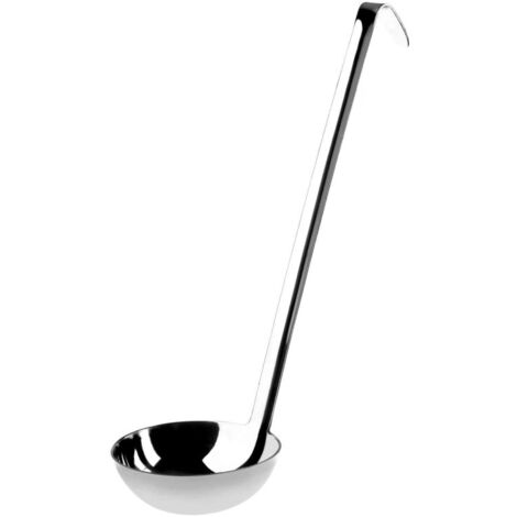 Louche à Soupe En Acier Inoxydable 90 Ml - Cuillère De Service Antiadhésive Avec Crochet - Pour Buffets, Réunions, Restauration