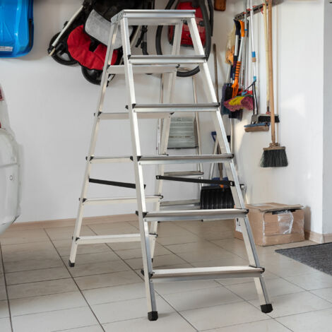 Échelle PRO en aluminium, 6 échelons, capacité de charge 150 kg